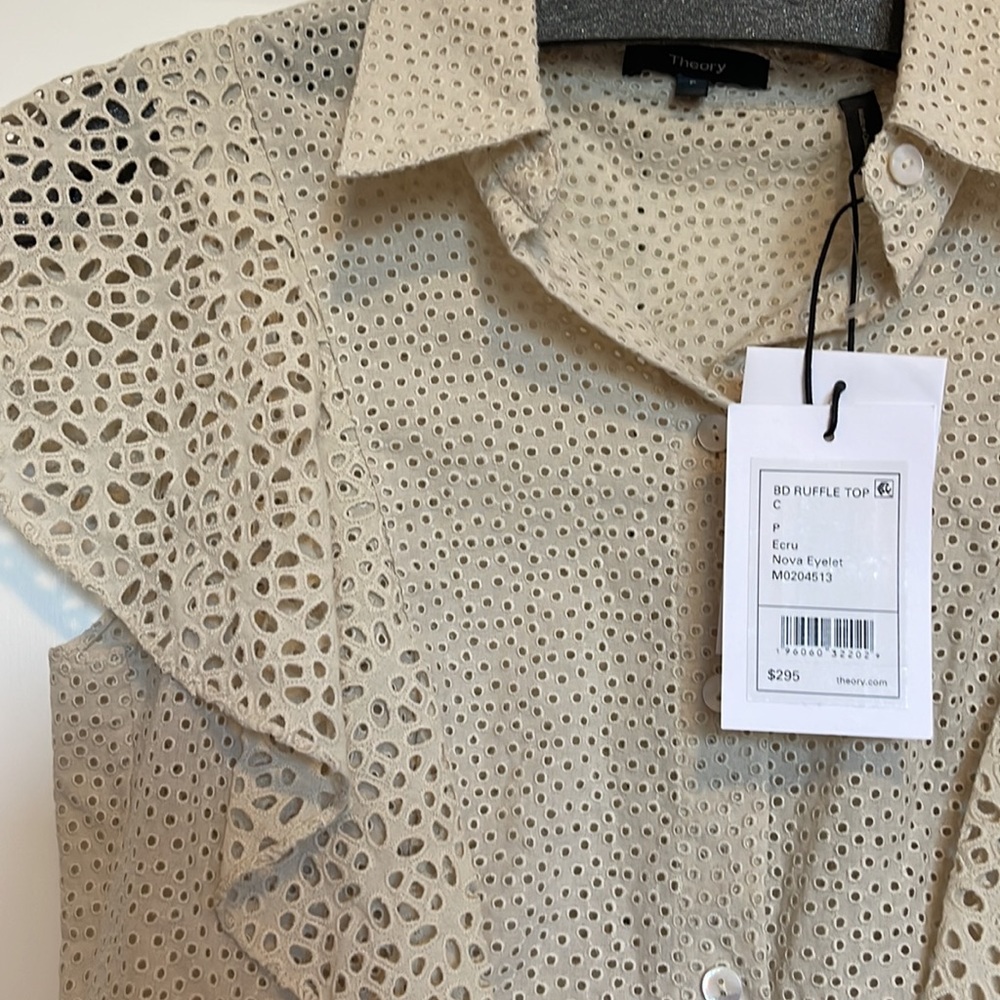 Theory Ruffle Top - Picture 4 of 4